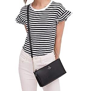 Kate Spade New York Sawyer Street Declan Black Leather Crossbody